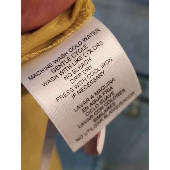 Rachel Roy Chartreuse Polyester V-Neck Sleeveless Knee Length Dress Size 2 - Picture 9 of 12